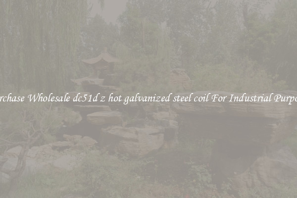 Purchase Wholesale dc51d z hot galvanized steel coil For Industrial Purposes