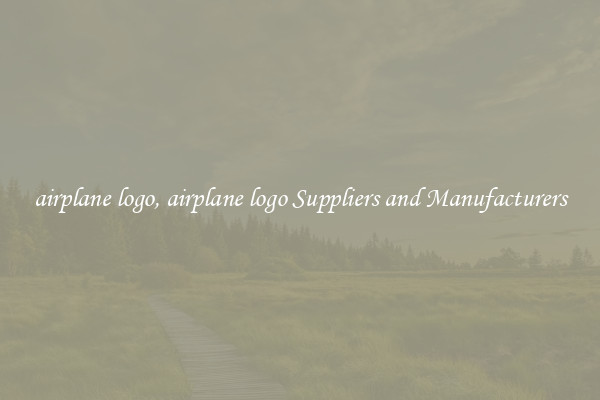 airplane logo, airplane logo Suppliers and Manufacturers