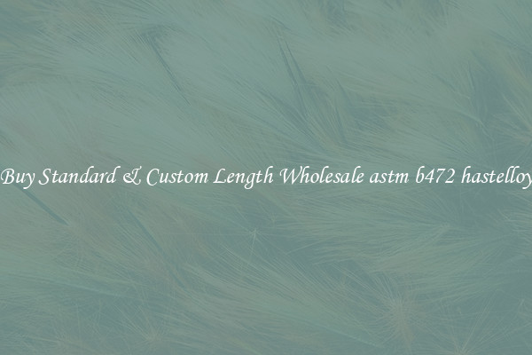 Buy Standard & Custom Length Wholesale astm b472 hastelloy