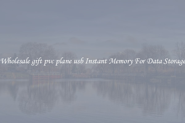 Wholesale gift pvc plane usb Instant Memory For Data Storage