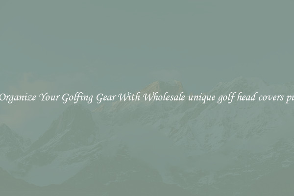 Organize Your Golfing Gear With Wholesale unique golf head covers pu