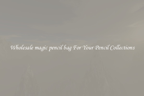 Wholesale magic pencil bag For Your Pencil Collections