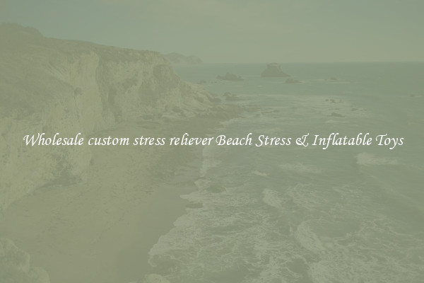 Wholesale custom stress reliever Beach Stress & Inflatable Toys