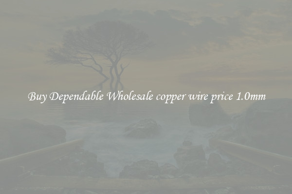 Buy Dependable Wholesale copper wire price 1.0mm
